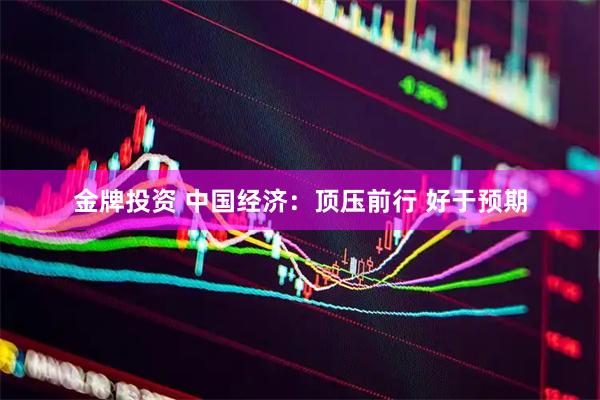 金牌投资 中国经济：顶压前行 好于预期
